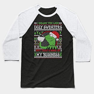 None of Your Business Baseball T-Shirt